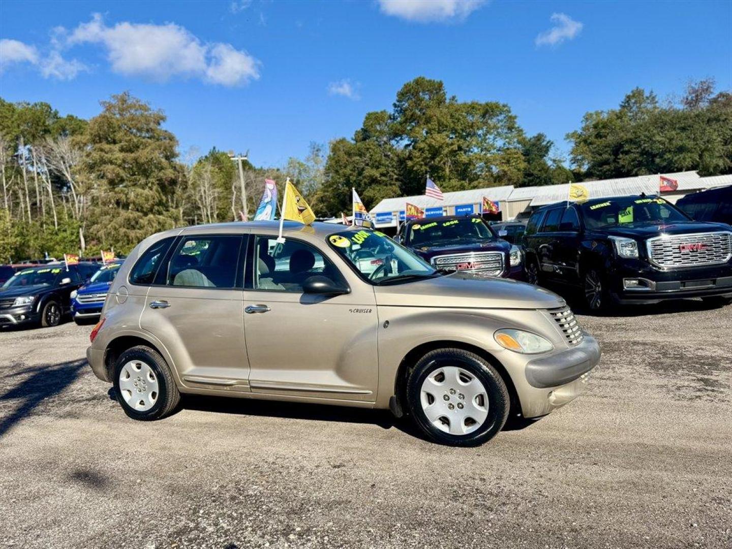 2003 Gold /Beige Chrysler PT Cruiser Base (3C4FY48B13T) with an 2.4l I-4 MPI 2.4l engine, Auto transmission, located at 745 East Steele Rd., West Columbia, SC, 29170, (803) 755-9148, 33.927212, -81.148483 - Special Internet Price! 2003 Chrysler PT Cruiser - Photo#2