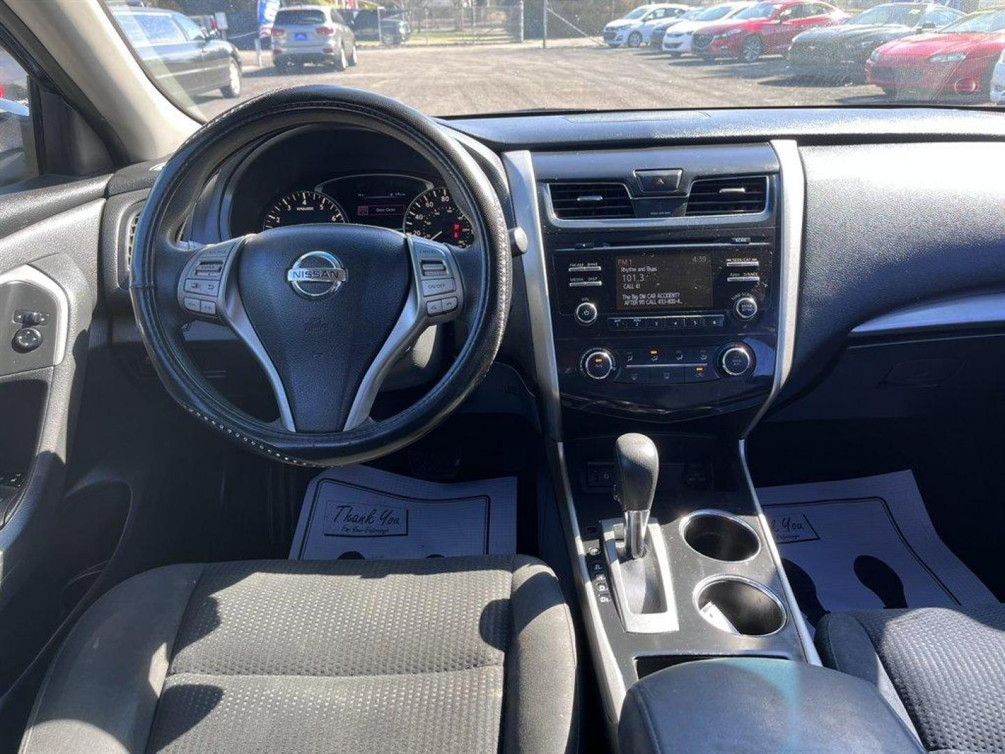 2015 Black /White Nissan Altima (1N4AL3APXFC) with an 2.5l I-4 Smpi Dohc Cvtcs engine, Automatic transmission, located at 745 East Steele Rd., West Columbia, SC, 29170, (803) 755-9148, 33.927212, -81.148483 - Special Internet Price! 2015 Nissan Altima with AM/FM radio, Backup camera, Cruise control, Cloth interior, Push to start, Keyless entry, Powered windows, Powered door locks, Plus more! - Photo#6