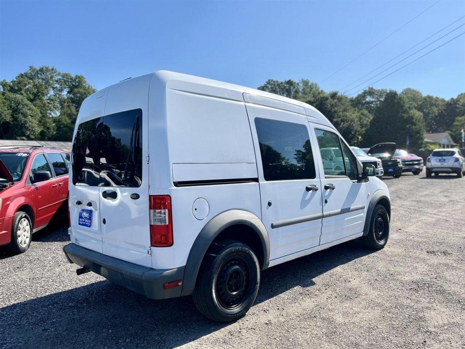 2010 White /Black Ford Transit Connect (NM0LS6AN9AT) with an 2.0l I-4 Smpi Dohc 2.0l engine, Automatic transmission, located at 745 East Steele Rd., West Columbia, SC, 29170, (803) 755-9148, 33.927212, -81.148483 - Special Internet Price! 2010 Ford Transit Connect with AM/FM stereo, Cloth front bucket seats, Air conditioning, Dual sliding side doors, 180 degree swing open rear cargo doors, Cargo area vinyl floor covering, AdvanceTrac w/Roll Stability Control (RSC), Plus more! - Photo #2