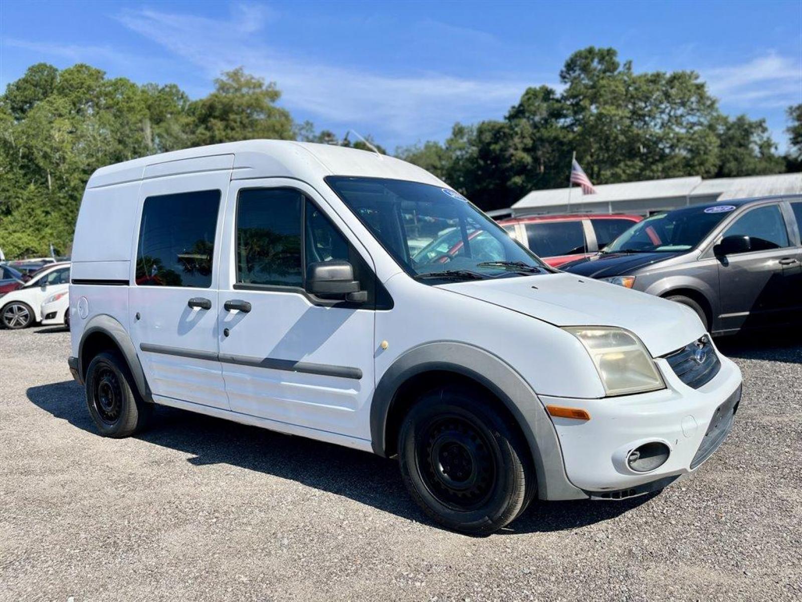 2010 White /Black Ford Transit Connect (NM0LS6AN9AT) with an 2.0l I-4 Smpi Dohc 2.0l engine, Automatic transmission, located at 745 East Steele Rd., West Columbia, SC, 29170, (803) 755-9148, 33.927212, -81.148483 - Special Internet Price! 2010 Ford Transit Connect with AM/FM stereo, Cloth front bucket seats, Air conditioning, Dual sliding side doors, 180 degree swing open rear cargo doors, Cargo area vinyl floor covering, AdvanceTrac w/Roll Stability Control (RSC), Plus more! - Photo #3
