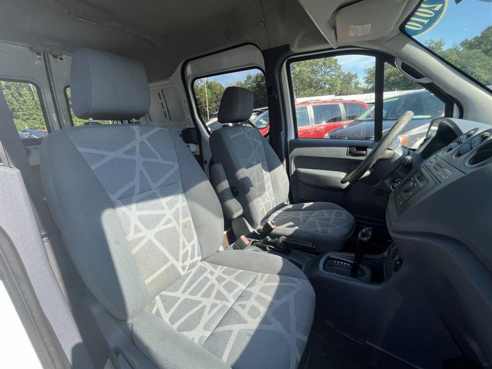 2010 White /Black Ford Transit Connect (NM0LS6AN9AT) with an 2.0l I-4 Smpi Dohc 2.0l engine, Automatic transmission, located at 745 East Steele Rd., West Columbia, SC, 29170, (803) 755-9148, 33.927212, -81.148483 - Special Internet Price! 2010 Ford Transit Connect with AM/FM stereo, Cloth front bucket seats, Air conditioning, Dual sliding side doors, 180 degree swing open rear cargo doors, Cargo area vinyl floor covering, AdvanceTrac w/Roll Stability Control (RSC), Plus more! - Photo #18