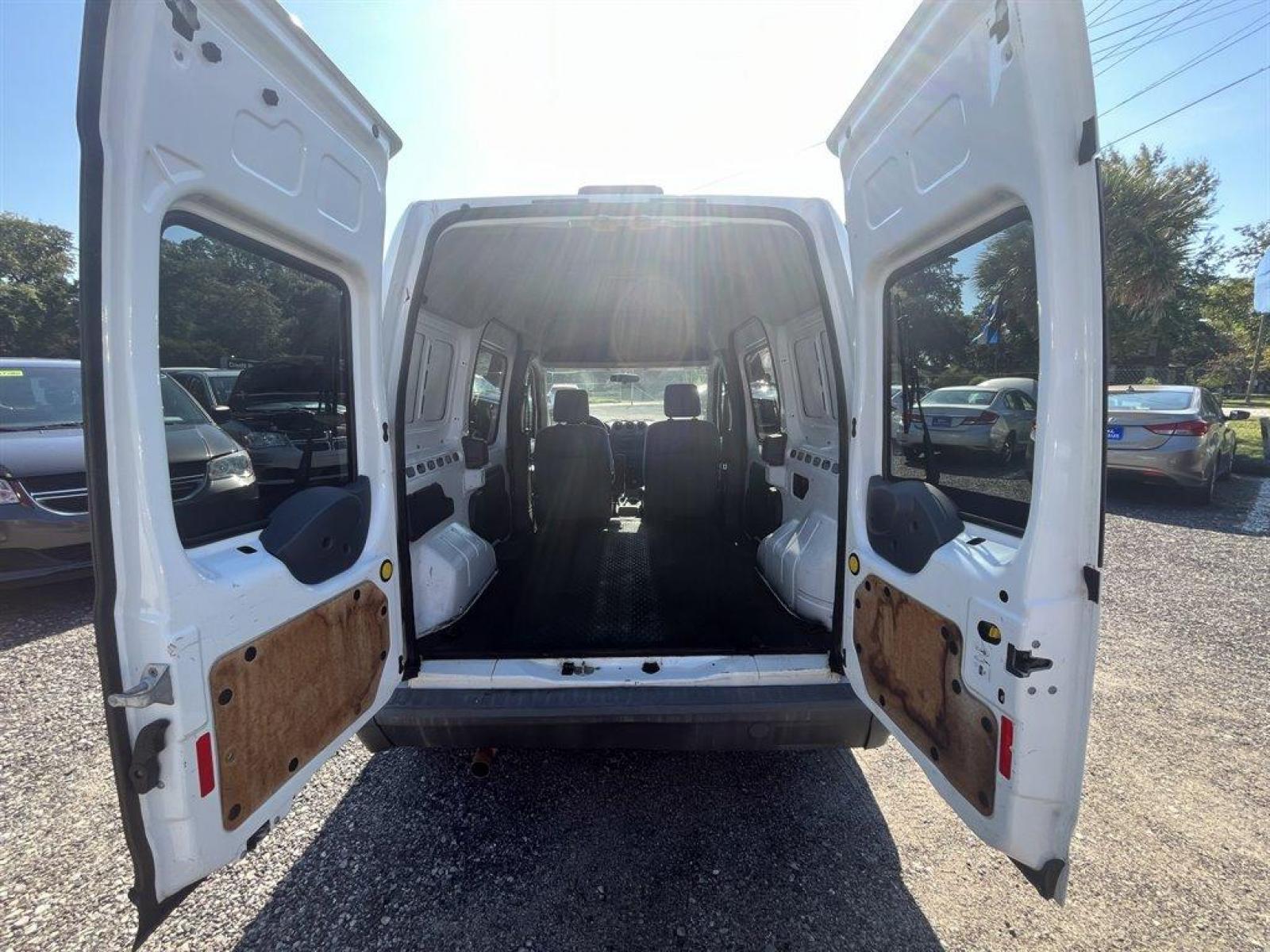 2010 White /Black Ford Transit Connect (NM0LS6AN9AT) with an 2.0l I-4 Smpi Dohc 2.0l engine, Automatic transmission, located at 745 East Steele Rd., West Columbia, SC, 29170, (803) 755-9148, 33.927212, -81.148483 - Special Internet Price! 2010 Ford Transit Connect with AM/FM stereo, Cloth front bucket seats, Air conditioning, Dual sliding side doors, 180 degree swing open rear cargo doors, Cargo area vinyl floor covering, AdvanceTrac w/Roll Stability Control (RSC), Plus more! - Photo #21